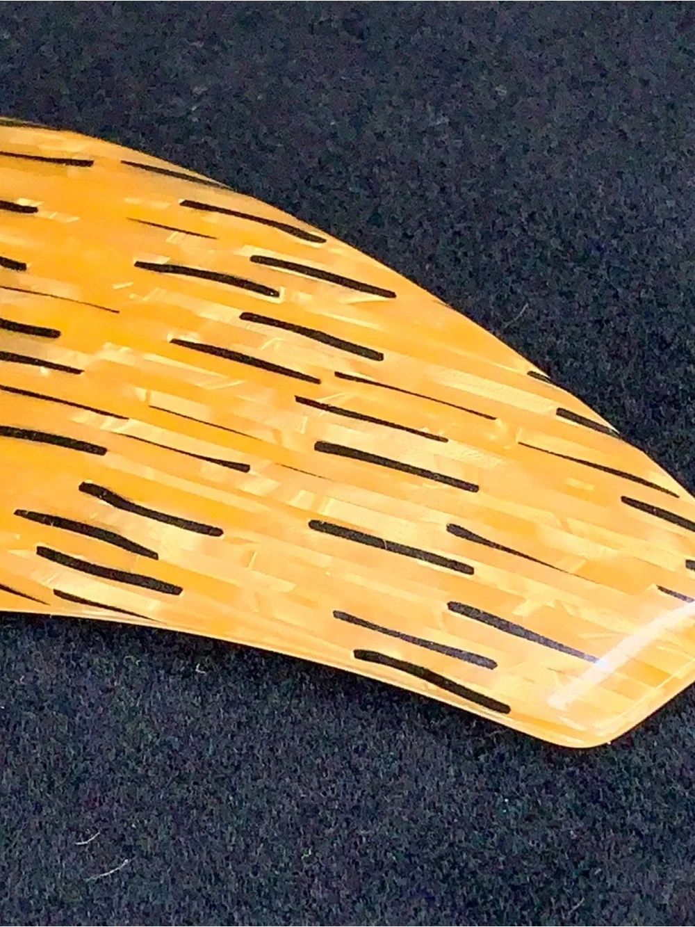 Vintage Celluloid Hair Barrette Made In France Pinup Rockabilly Retro Rare